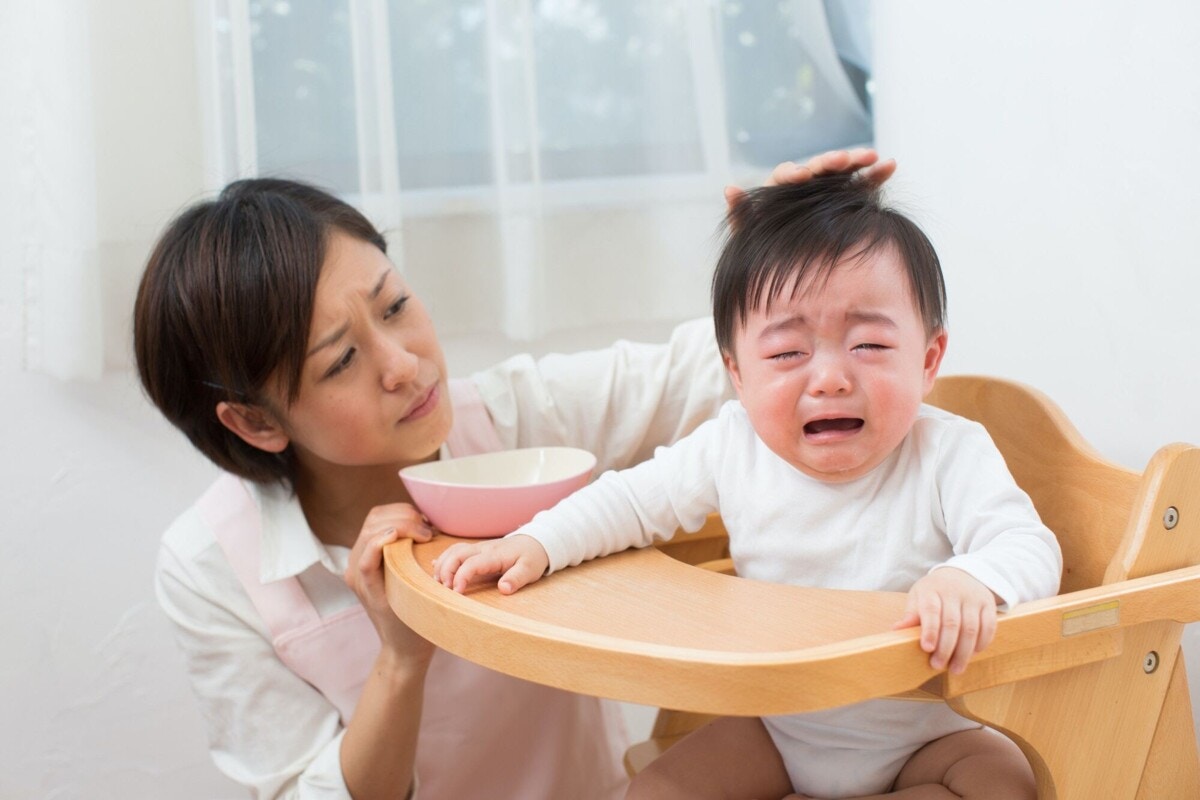 離乳食を食べない赤ちゃんへの対処法 月齢別の原因と進め方 ママリ