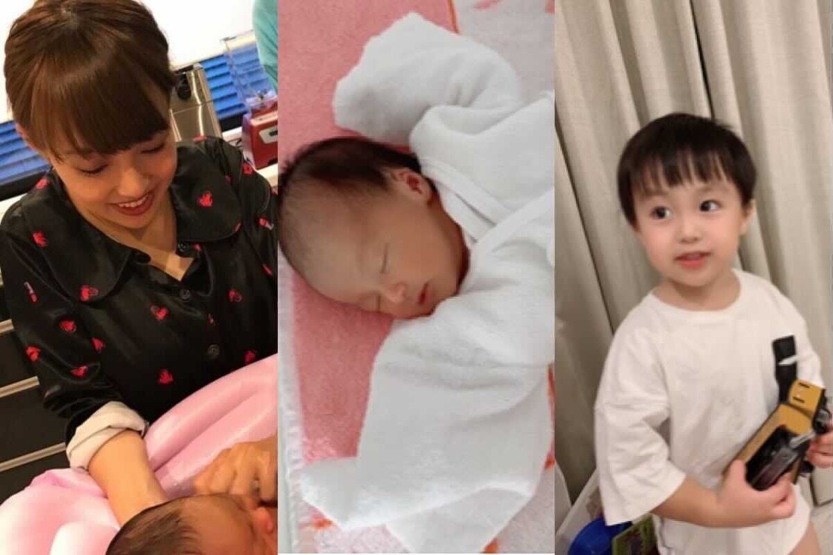 第2子を出産した川崎希さん 赤ちゃんと初めて会った長男くんのリアクションがかわいい ママリ