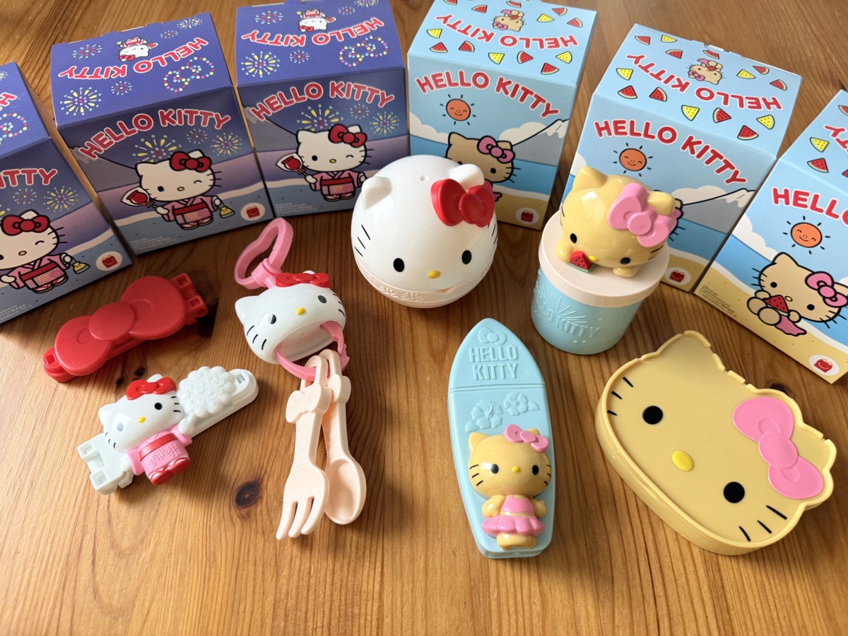 マクドナルドハッピーセット「ハローキティ」画像で紹介 [ママリ]