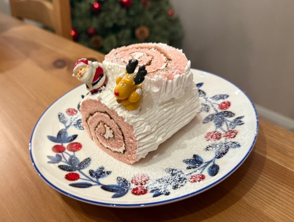 クリスマス】急遽作った「即席ブッシュドノエル」の制作費【300円