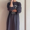 【しまむら】30代以上必見、スエットワンピが寝間着っぽく見えない！大人着こなしテク