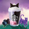 スタバにハロウィン限定フラペチーノ 猫耳をのせた黒耳・白耳の2種