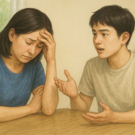 「やばいねお父さん…」父親の不倫を知った高校生息子、母の弱音に「それは違う」｜夫の愛人はママ友