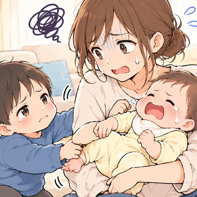 「叩いちゃった、ごめんなさい」泣きながら謝る上の子。怒る・寄り添う、どっちが正解？