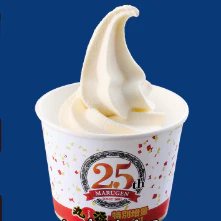 丸源ラーメンのソフトクリームが値段そのまま約50%増量に　7日間限定