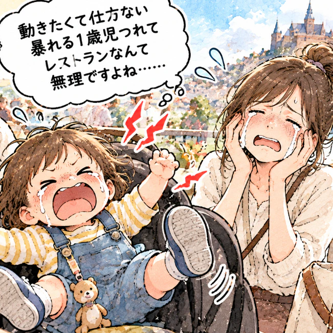 「旅先の食事時間がストレスだった」暴れる1歳児と外食は不可能？観光地で途方に暮れるママたちの本音