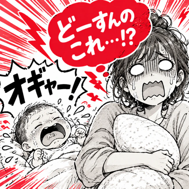 「ママがいい！」暴れる上の子とギャン泣きの新生児。退院翌日からカオスな状況に折れそうな母の本音