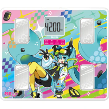 タニタと初音ミクがコラボ 音声ナビの体組成計や温湿度計などを発売