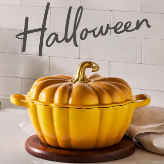 ル・クルーゼのハロウィン限定7種　コウモリやゴースト形の豆皿も