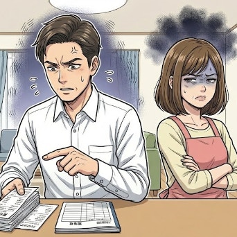 夫「これは何に使ったの？」日常の買い物でも“家計チェック”という名の尋問に、もう限界