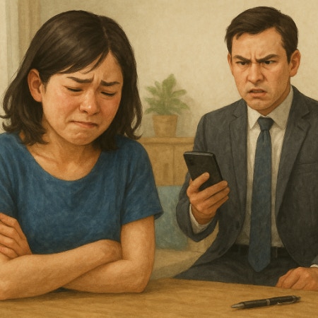 妻の不安に「つべこべ言うな」反省なきシタ夫の態度に疲弊→意外な救世主が現れる｜夫の愛人はママ友