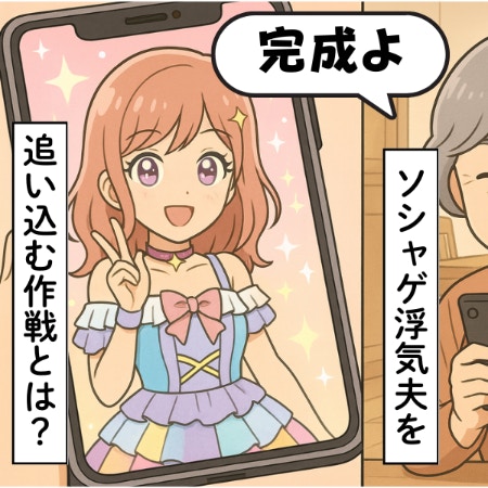 “茶髪アイドル系アバター”正体は義母！夫とゲーム内妻の会話に潜入する｜夫がゲーム内結婚していた話