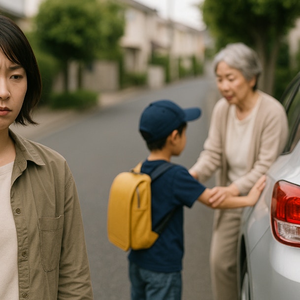 見て見ぬフリの祖母にモヤッ。車に孫がぶつかったのに、謝罪も会釈もなし