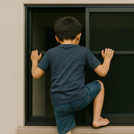 「なんで勝手に入ってるの！？」窓から侵入してきた近所の子、手癖も悪いらしく不安が募る