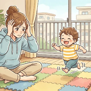1歳半の足音に苦情…アパート3階で身を潜める親子 ｜響き渡る足音と消えない罪悪感
