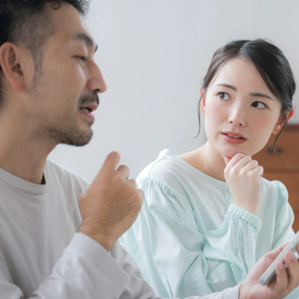 妻の内面を褒めようとした夫→「気が強く…」必死の一言に2.9千いいね「笑っちゃいました」「頑張ってる」