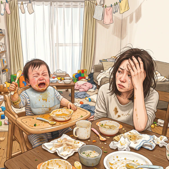 生後10か月で突然始まった「食べない・遊ぶ・叫ぶ」の三重苦…1日3回の離乳食に心が折れそうな日