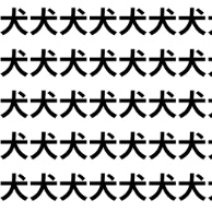 犬だと思ったら！？【1文字だけ違う】漢字間違い探しで脳トレ、何秒で見つかる？