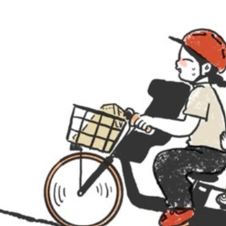 自転車で坂道上るママ→手伝ってくれる存在に3.4万人がほっこり「パワーもらえる」「やさし～」