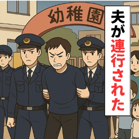 モラハラ夫が警察に連行→幼稚園前で起きた離婚めぐるバトルの結末｜モラハラ夫から昼逃げした話