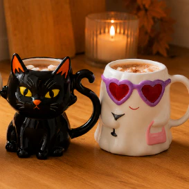 黒猫とおばけの雑貨など フライングタイガーのハロウィン新商品
