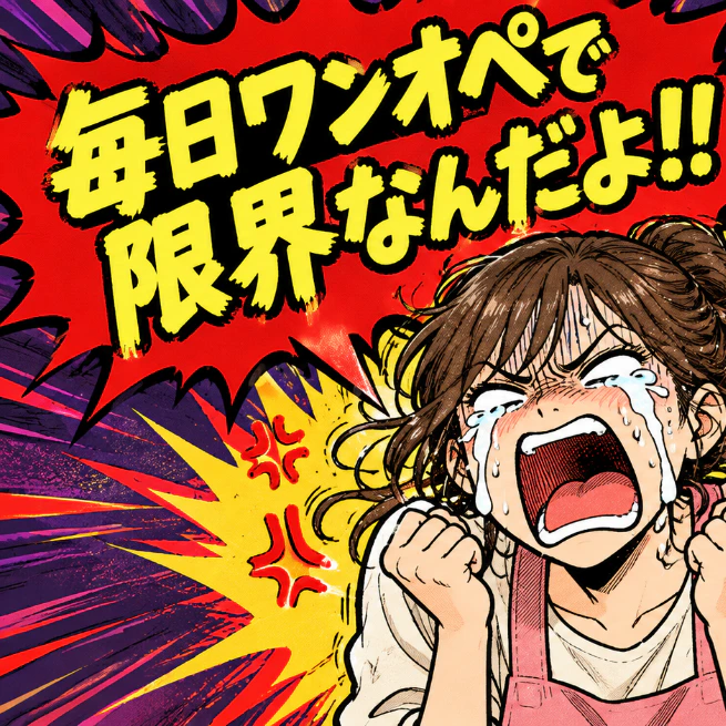 「母親だろ」夫の一言にブチギレ。ほぼフルの時短とワンオペで限界を迎え「ママママママママ限界なんだよ！」と叫んだ夜