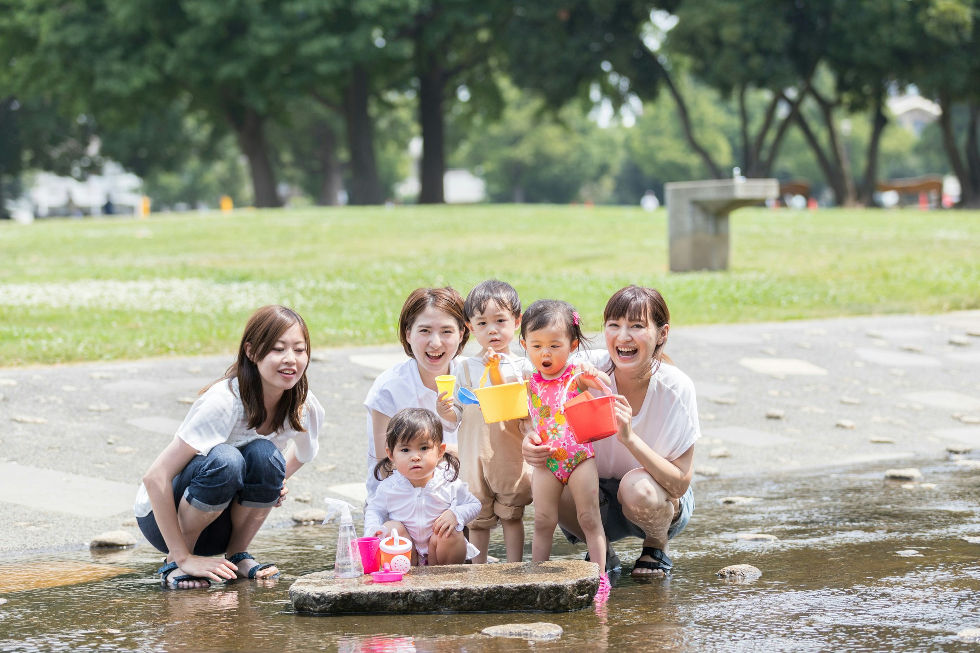 江東区には水遊びができる公園がたくさん 子どもにおすすめ公園を紹介 アチコチ By ママリ