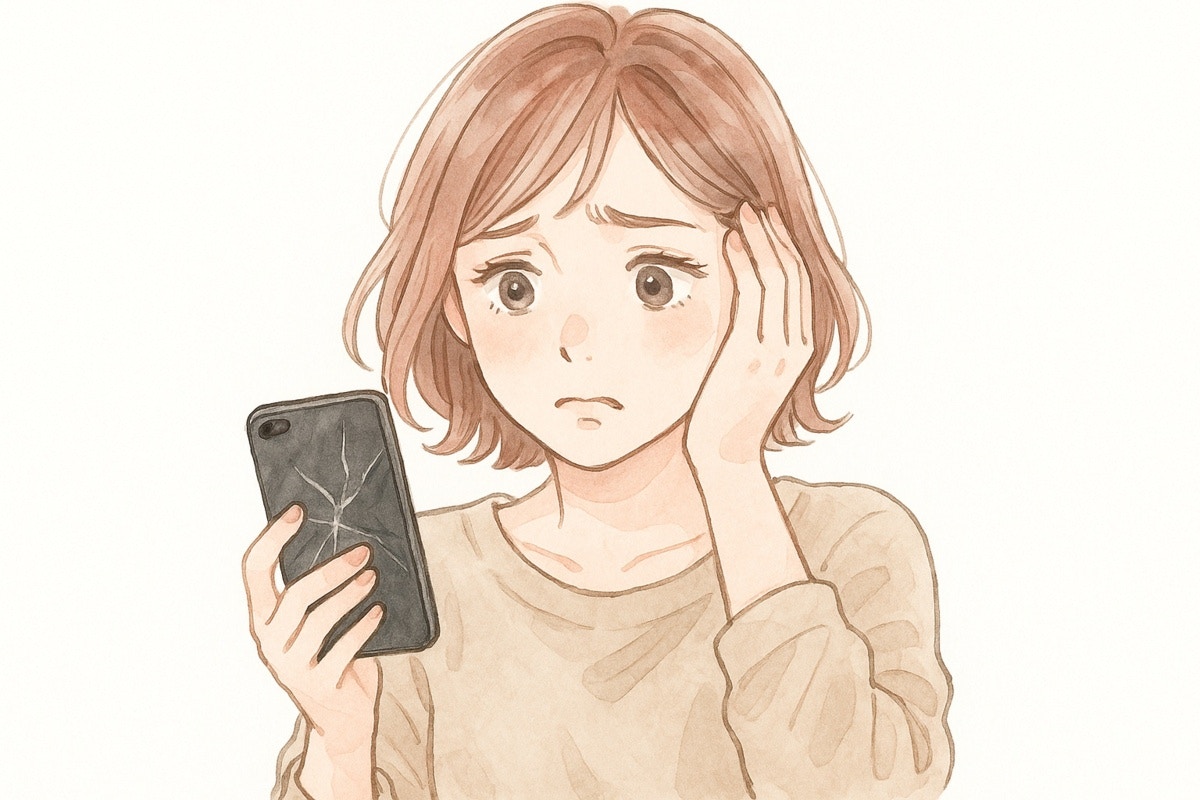 LINE　スマホ　女性　悩み