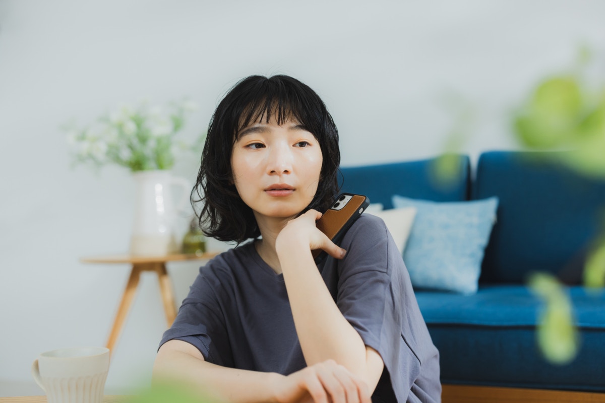 リビング　スマホ