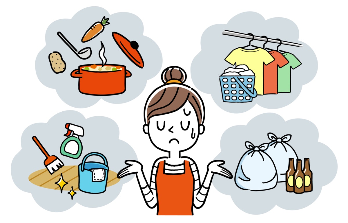 忙しい　主婦