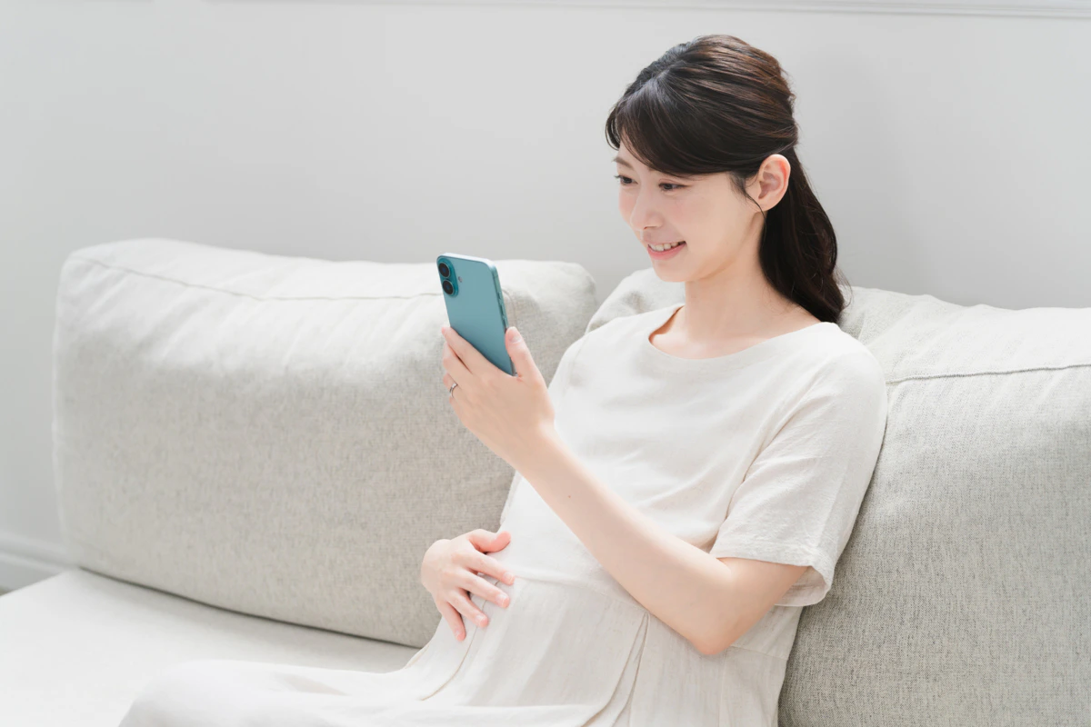 妊婦　スマホ　