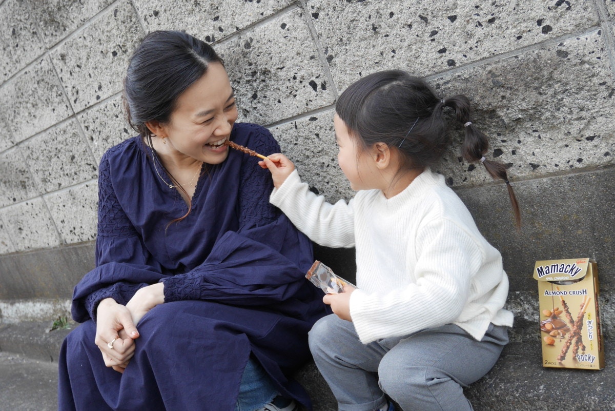 ママインスタグラマーにも試してもらいました♪改名ポッキーで
