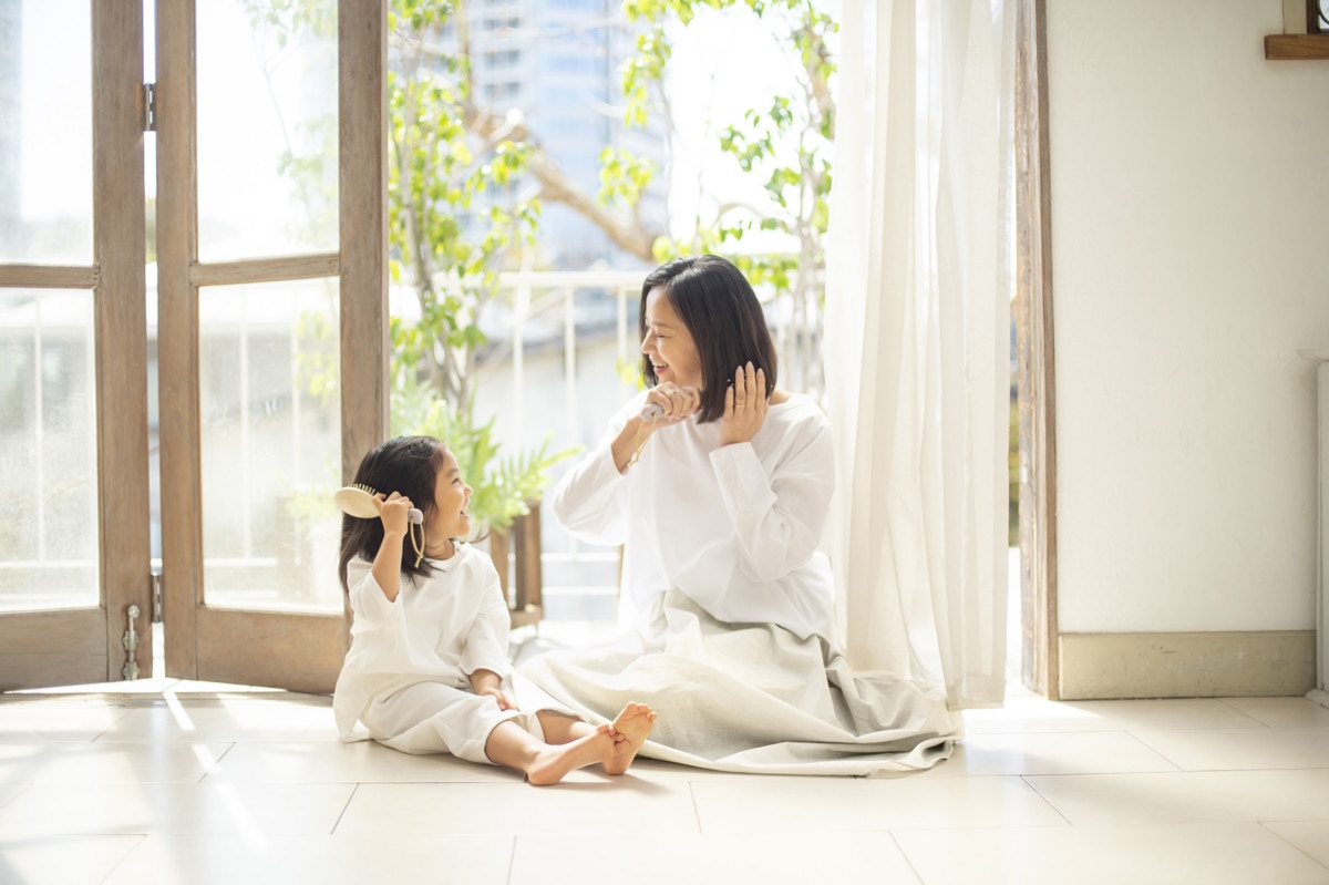 ヘアブラシ 親子 共用 オファー