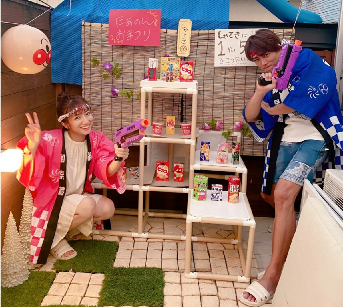 辻ちゃん自宅で夏祭りを開催 今日からまねできる 子どもを楽しませる工夫がいっぱい ママリ 辻ちゃん自宅で夏祭りを開催 今日からまねできる 子どもを楽しませる工夫がいっぱい ママリ