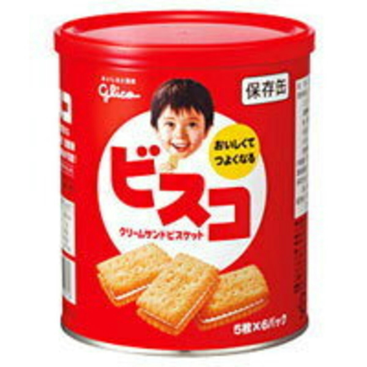 江崎グリコ ビスコ保存缶 30枚(5枚×6袋)
