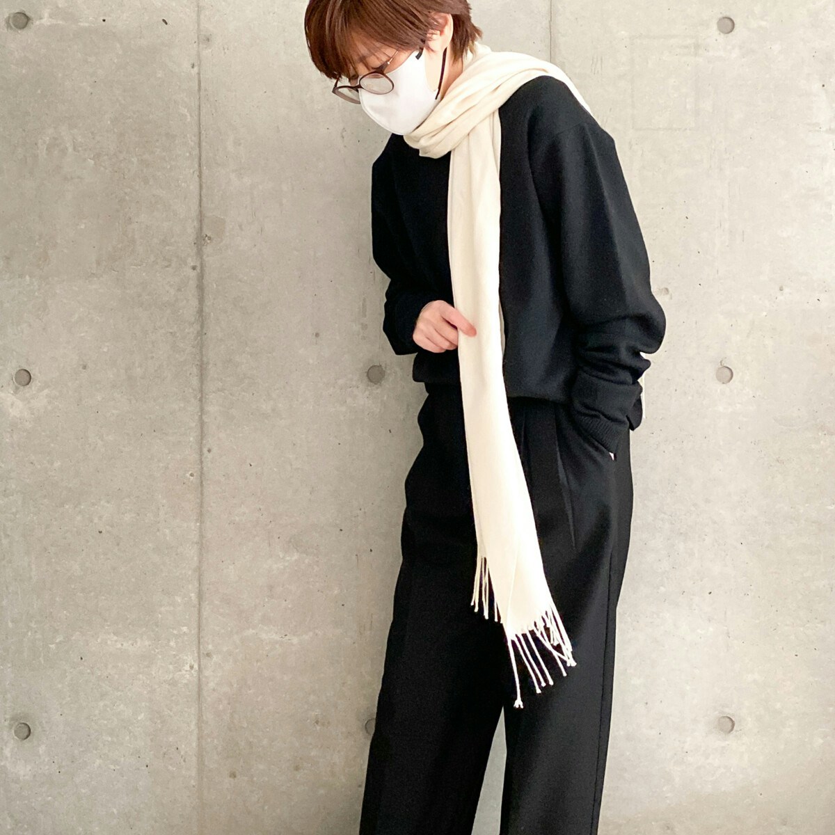 off-white scarf マフラー【ストリートファッション【