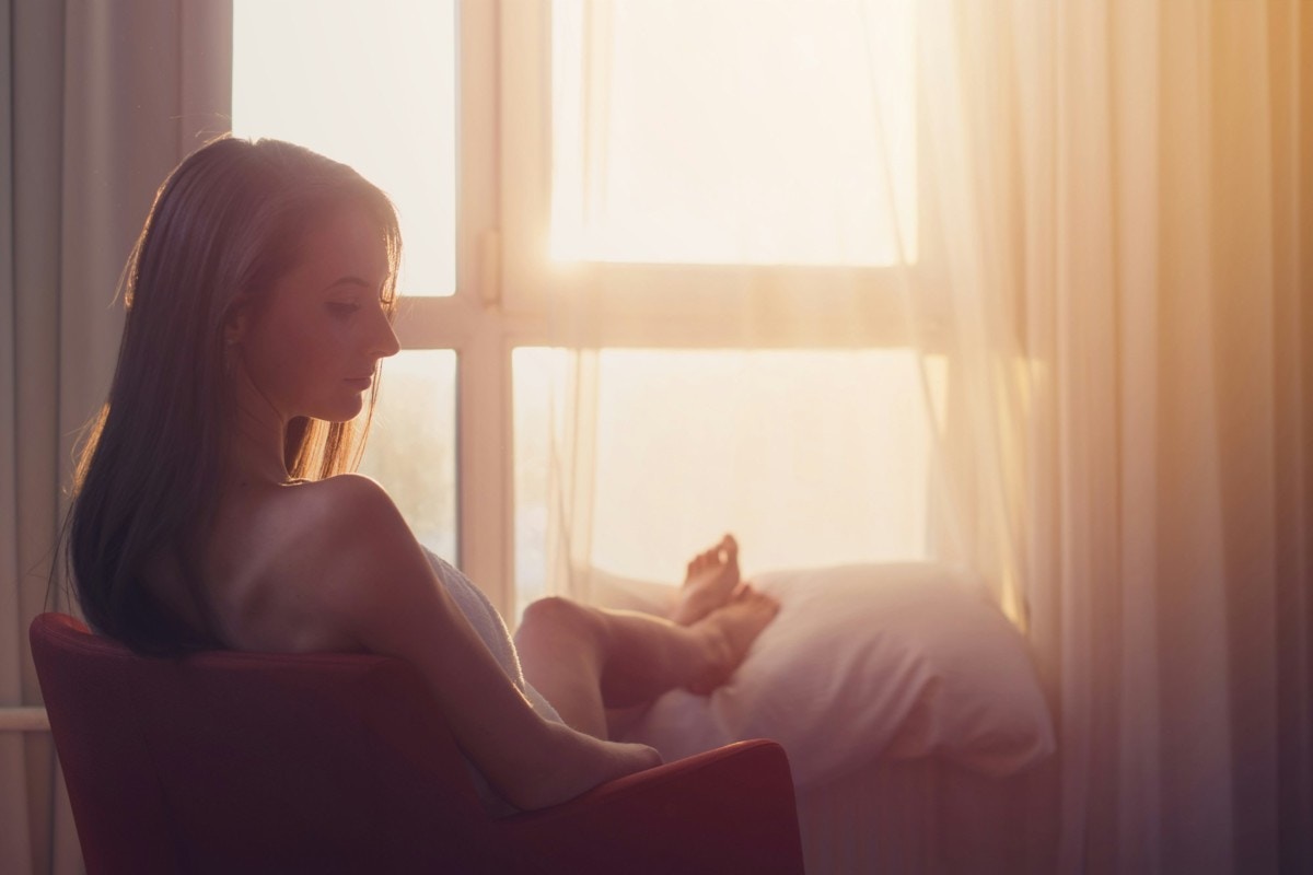 夕日