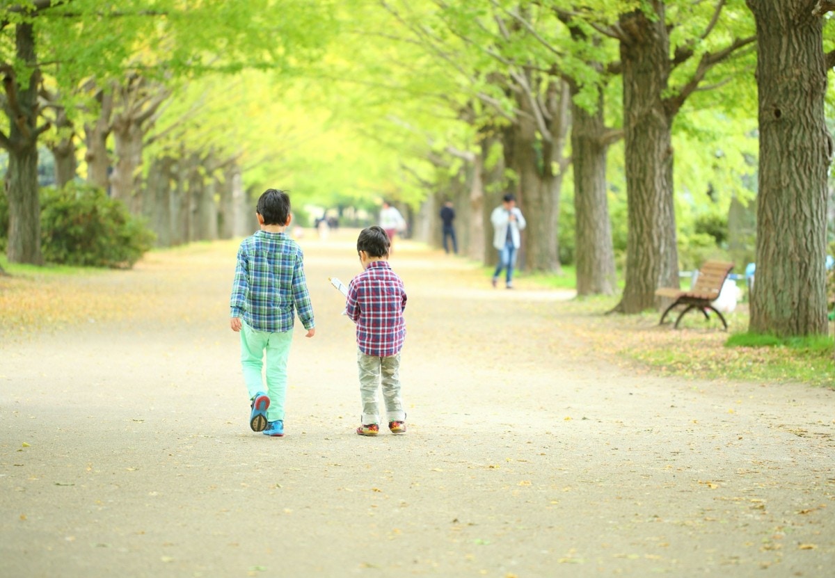公園　子供達