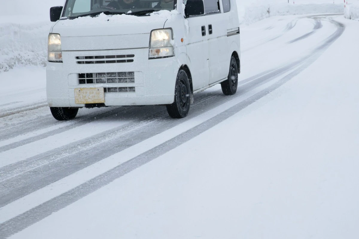運転　雪