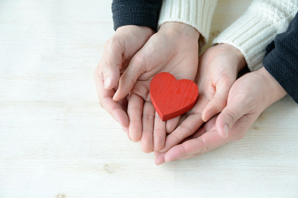 カップル　ハート