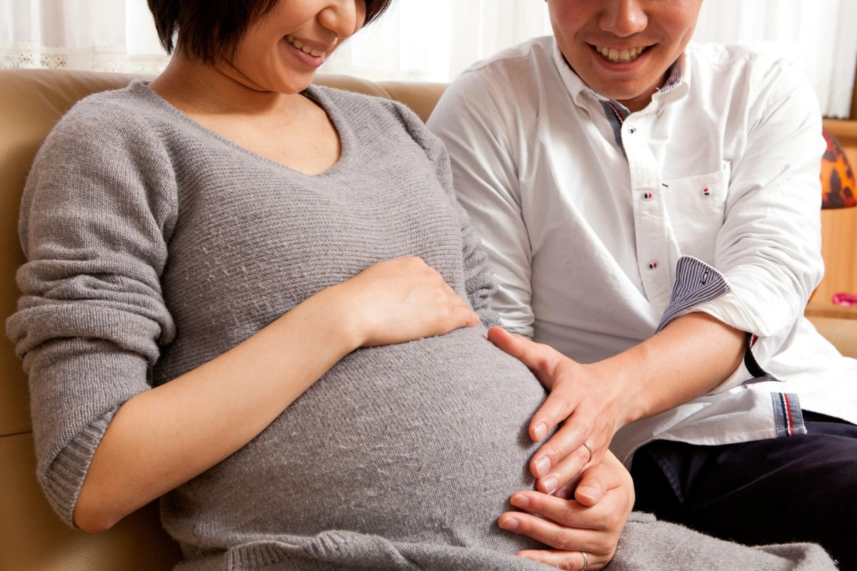 夫婦　妊婦