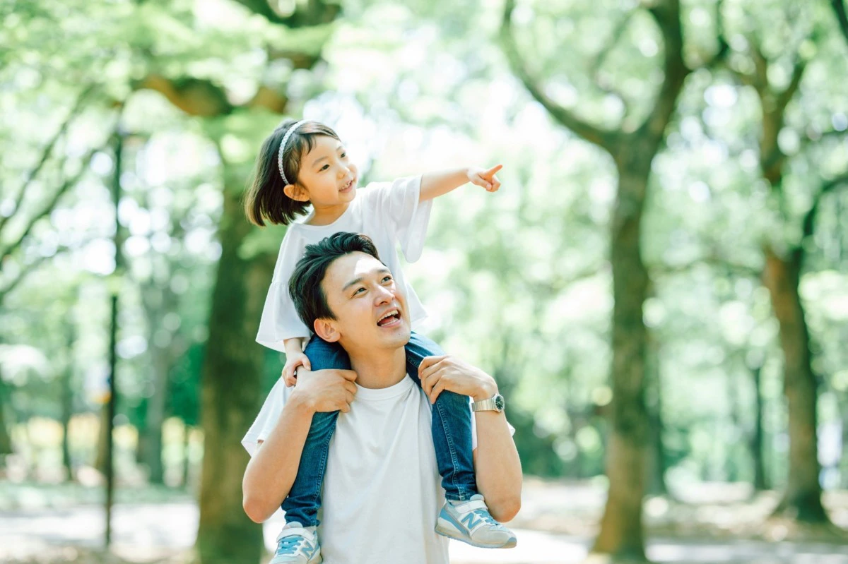父親　公園