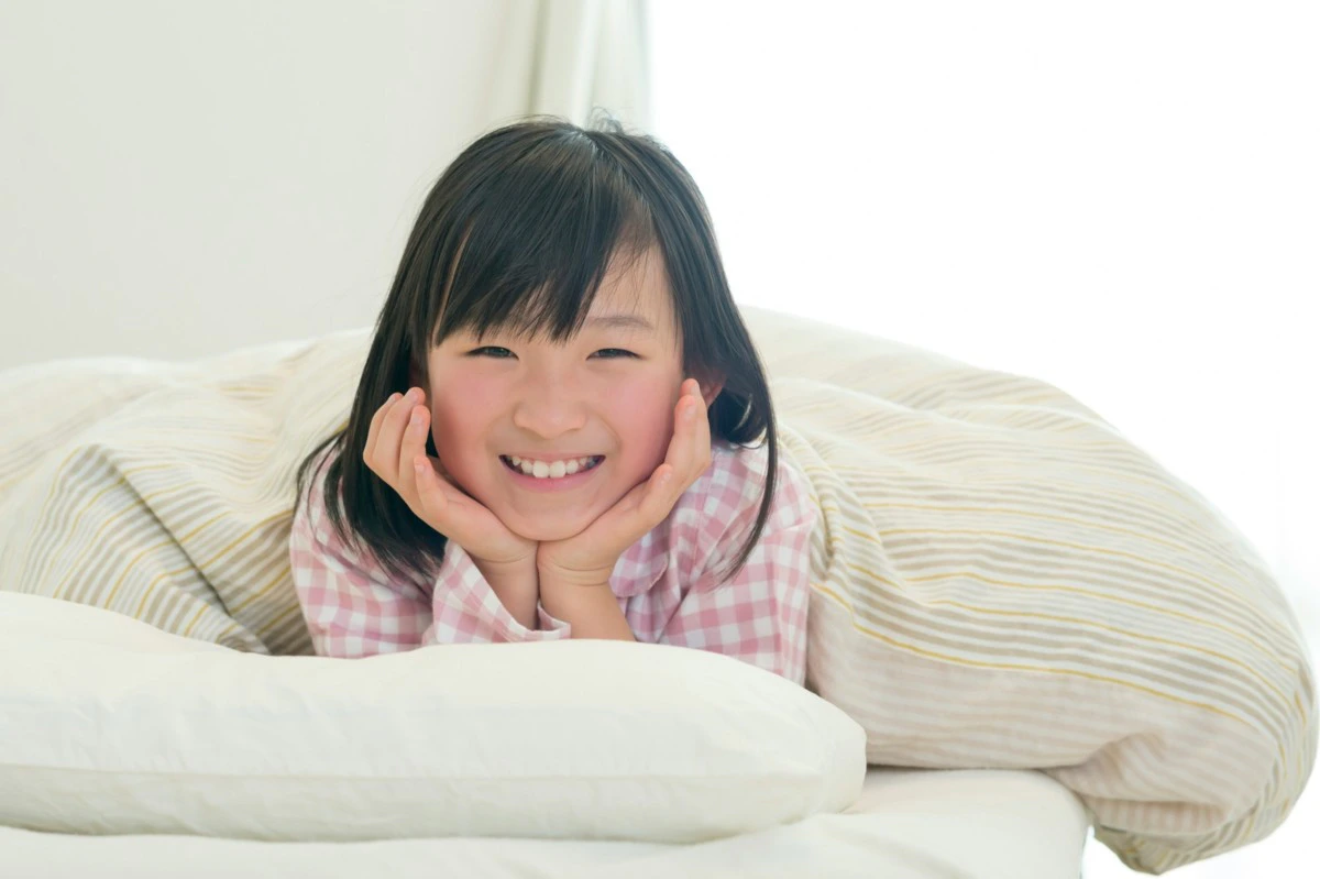 寝起き　子ども