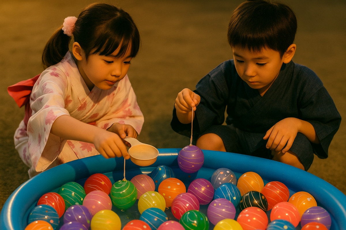 お祭り　子ども