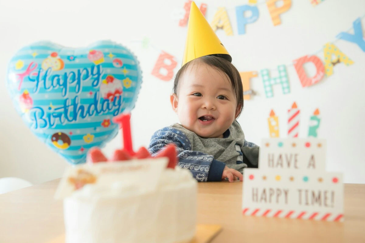 1歳　誕生日