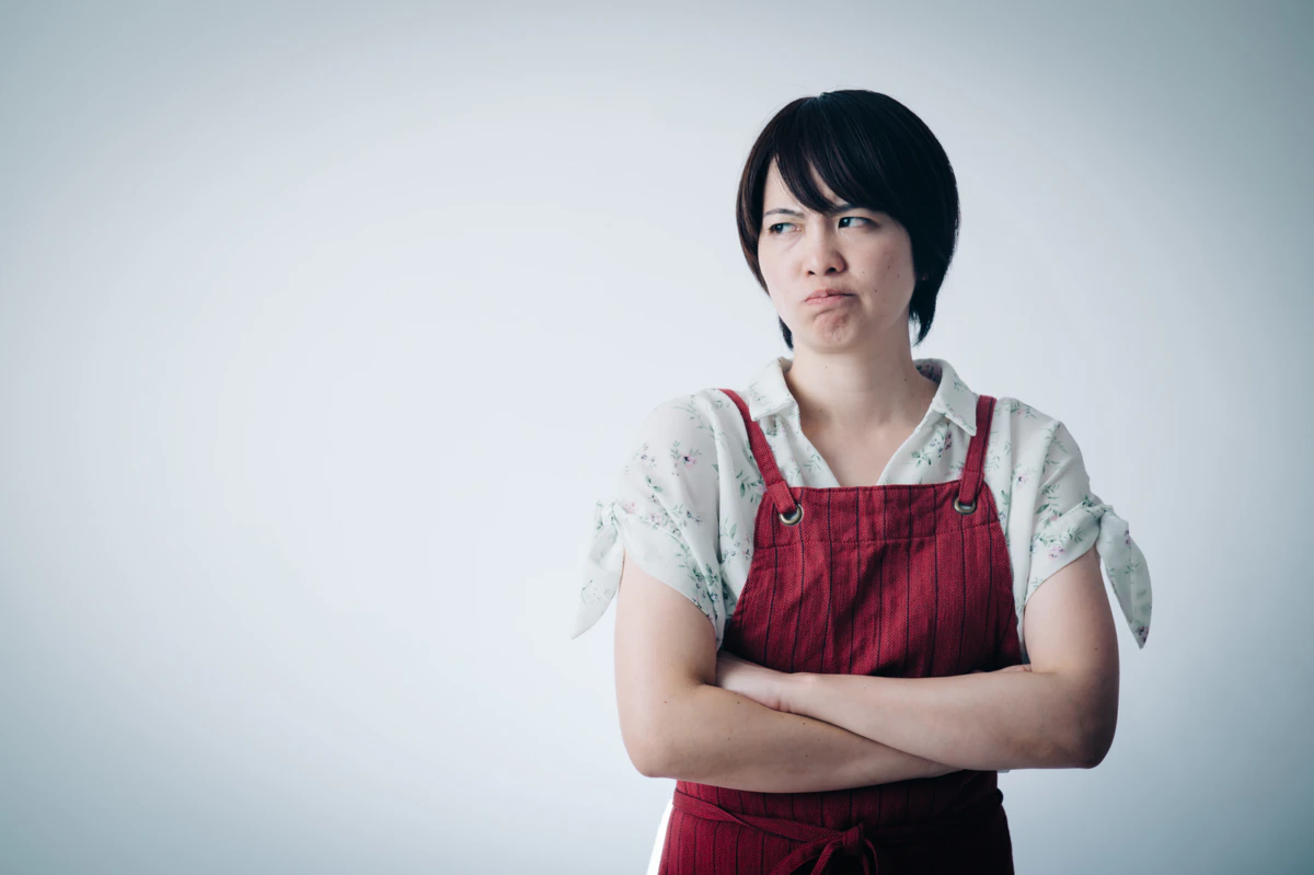 イライラ　主婦