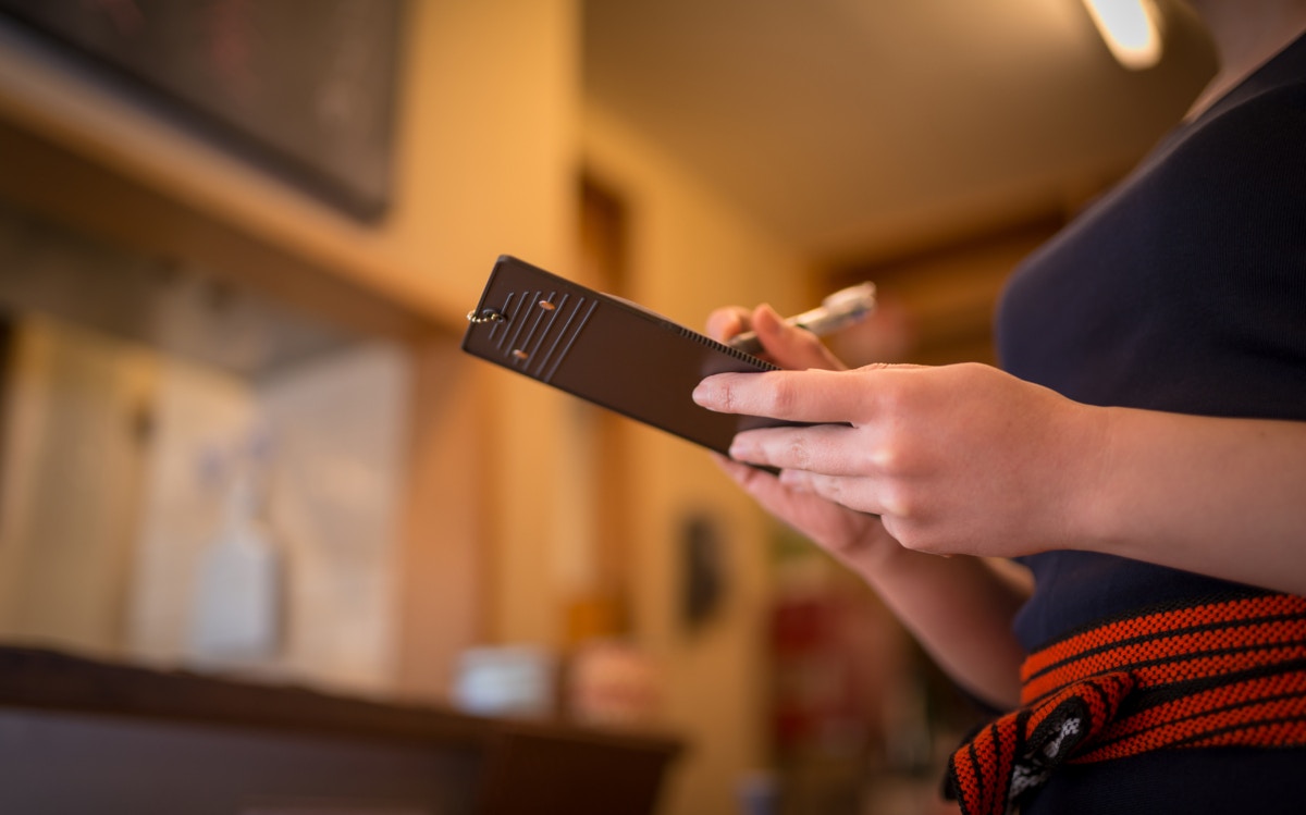 アルバイト　手元