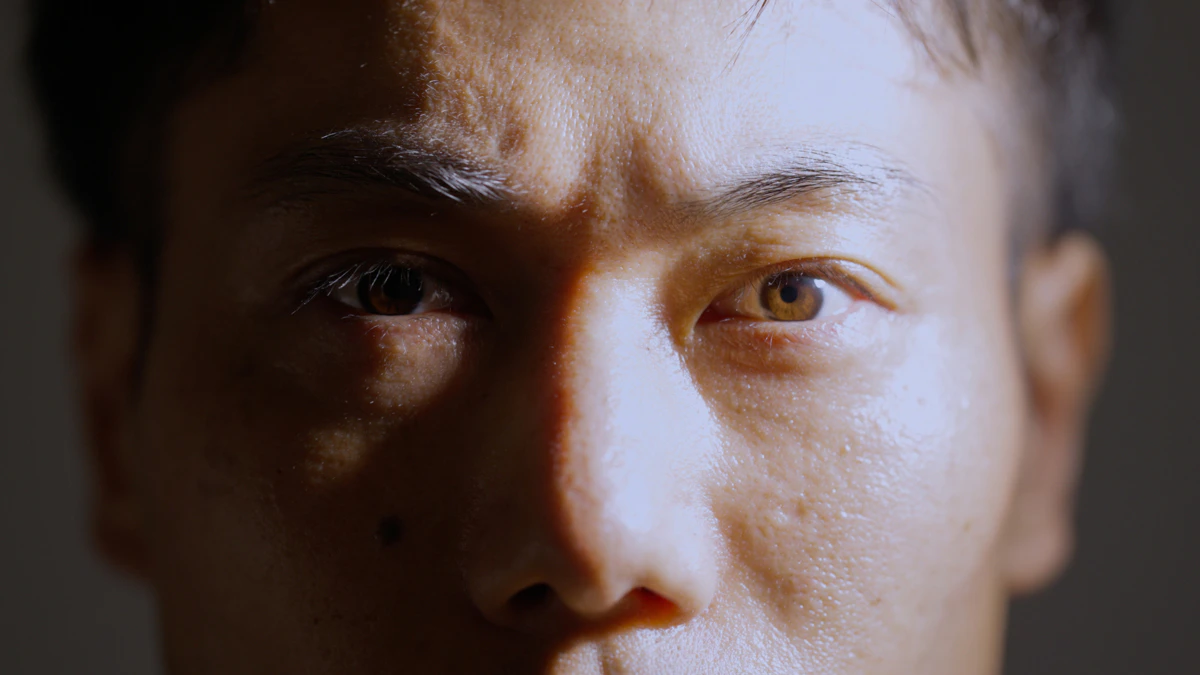 男性　目　覚悟