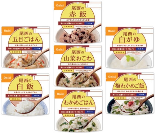 尾西 アルファ米 バラエティパック