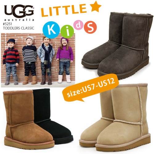 UGGリトルキッズクラシックショート
